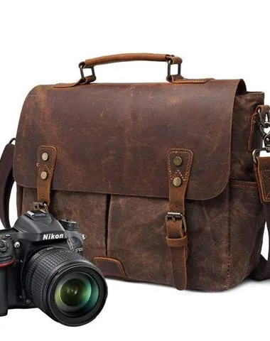 Mens Canvas Camera Handbag Camera Side Bag Camera Messenger Bag for Men
