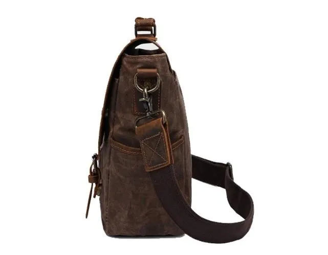 Mens Canvas Camera Handbag Camera Side Bag Camera Messenger Bag for Men