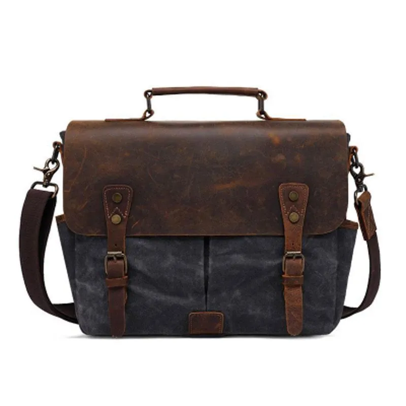 Mens Canvas Camera Handbag Camera Side Bag Camera Messenger Bag for Men