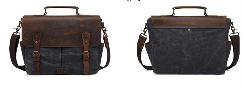 Mens Canvas Camera Handbag Camera Side Bag Camera Messenger Bag for Men