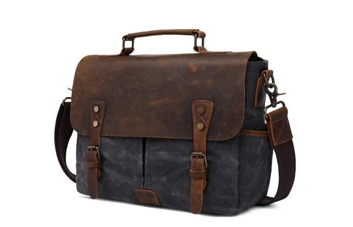 Mens Canvas Camera Handbag Camera Side Bag Camera Messenger Bag for Men