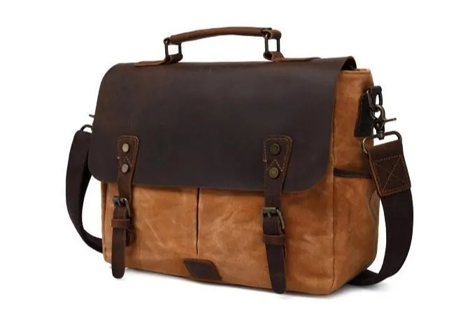 Mens Canvas Camera Handbag Camera Side Bag Camera Messenger Bag for Men