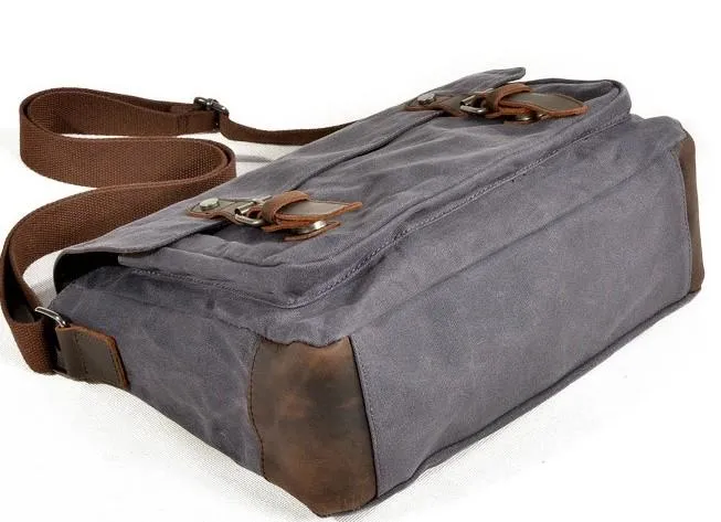 Mens Canvas Camera Messenger Bag Camera Side Bag Camera Shoulder Bag for Men