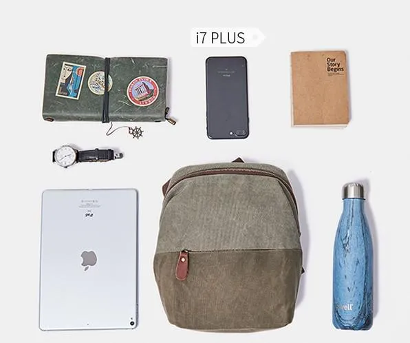 Mens Canvas Gray Cool Messenger Bag Side Bag Canvas Shoulder Bag for Men