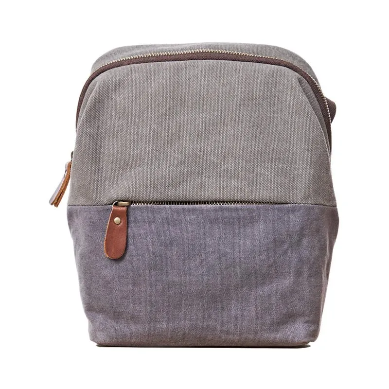 Mens Canvas Gray Cool Messenger Bag Side Bag Canvas Shoulder Bag for Men