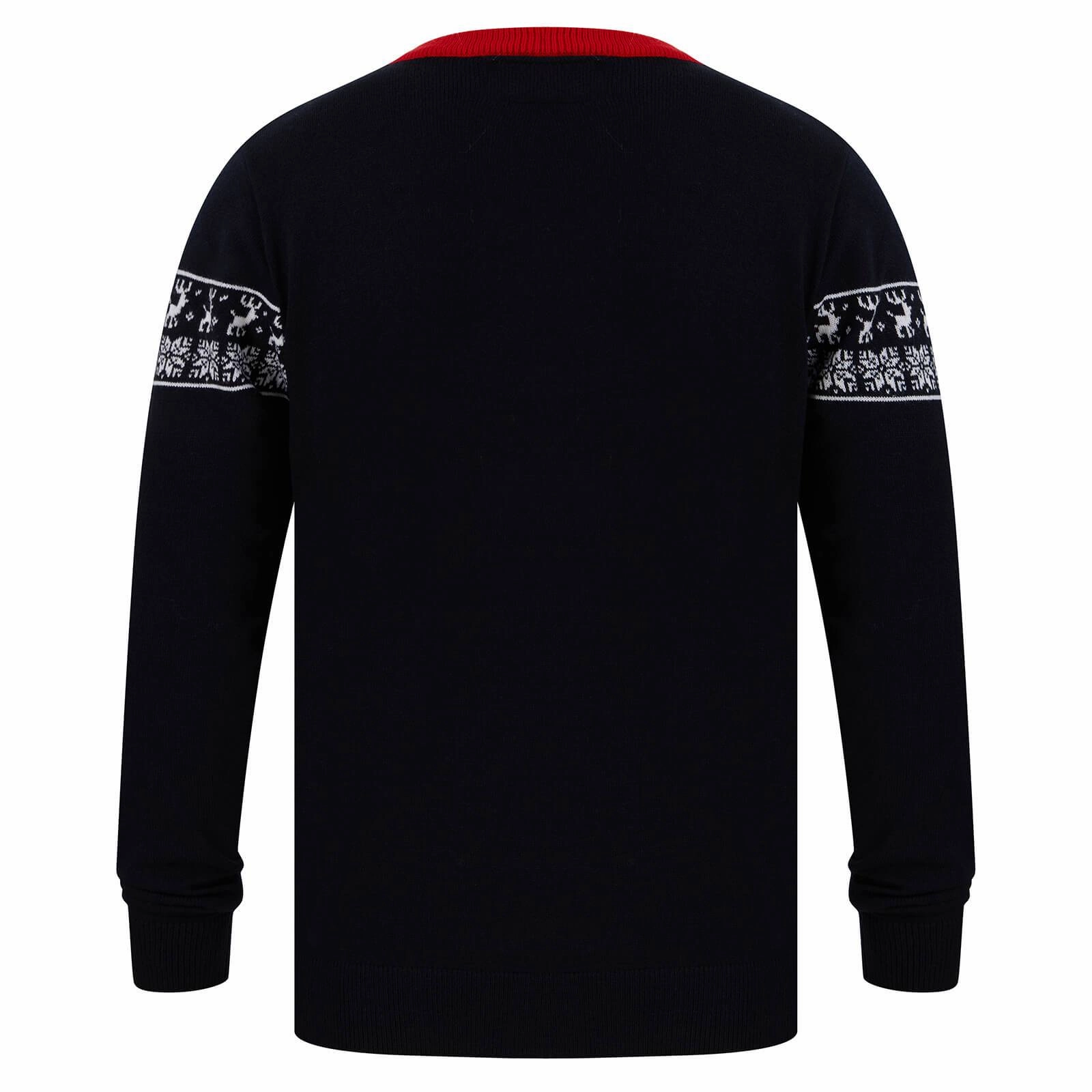 Mens Ho Ho Ho Santa Festive Christmas Jumper
