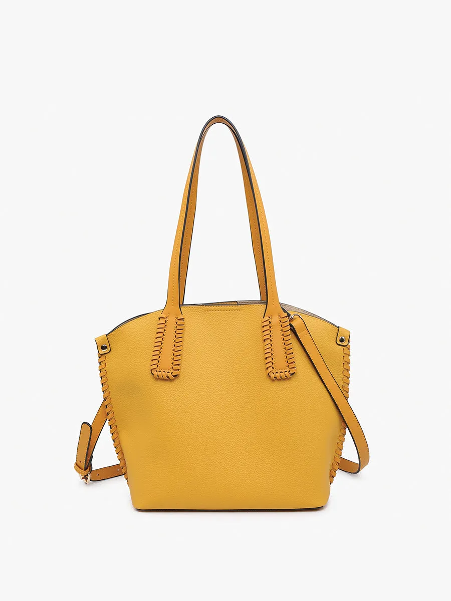 Micah Vegan Whipstitch Tote