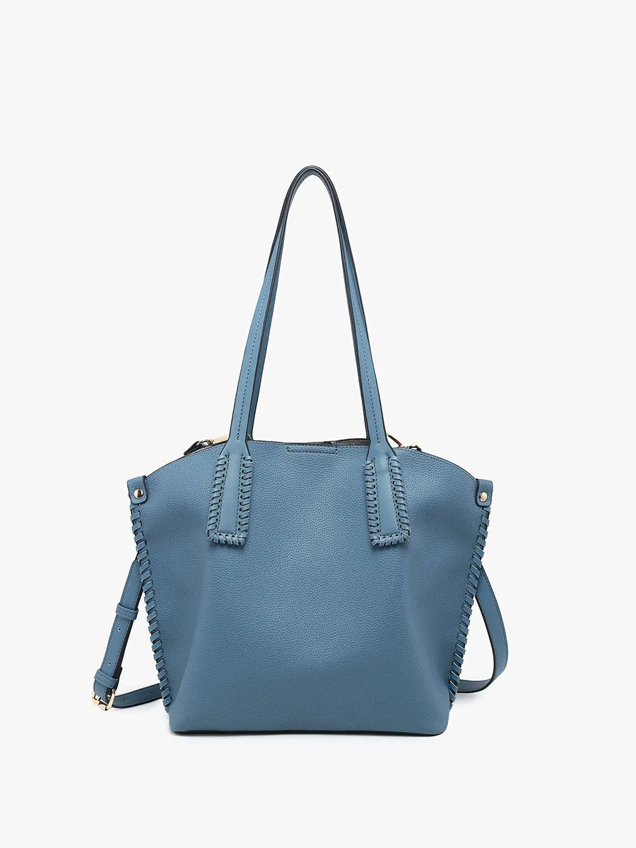Micah Vegan Whipstitch Tote