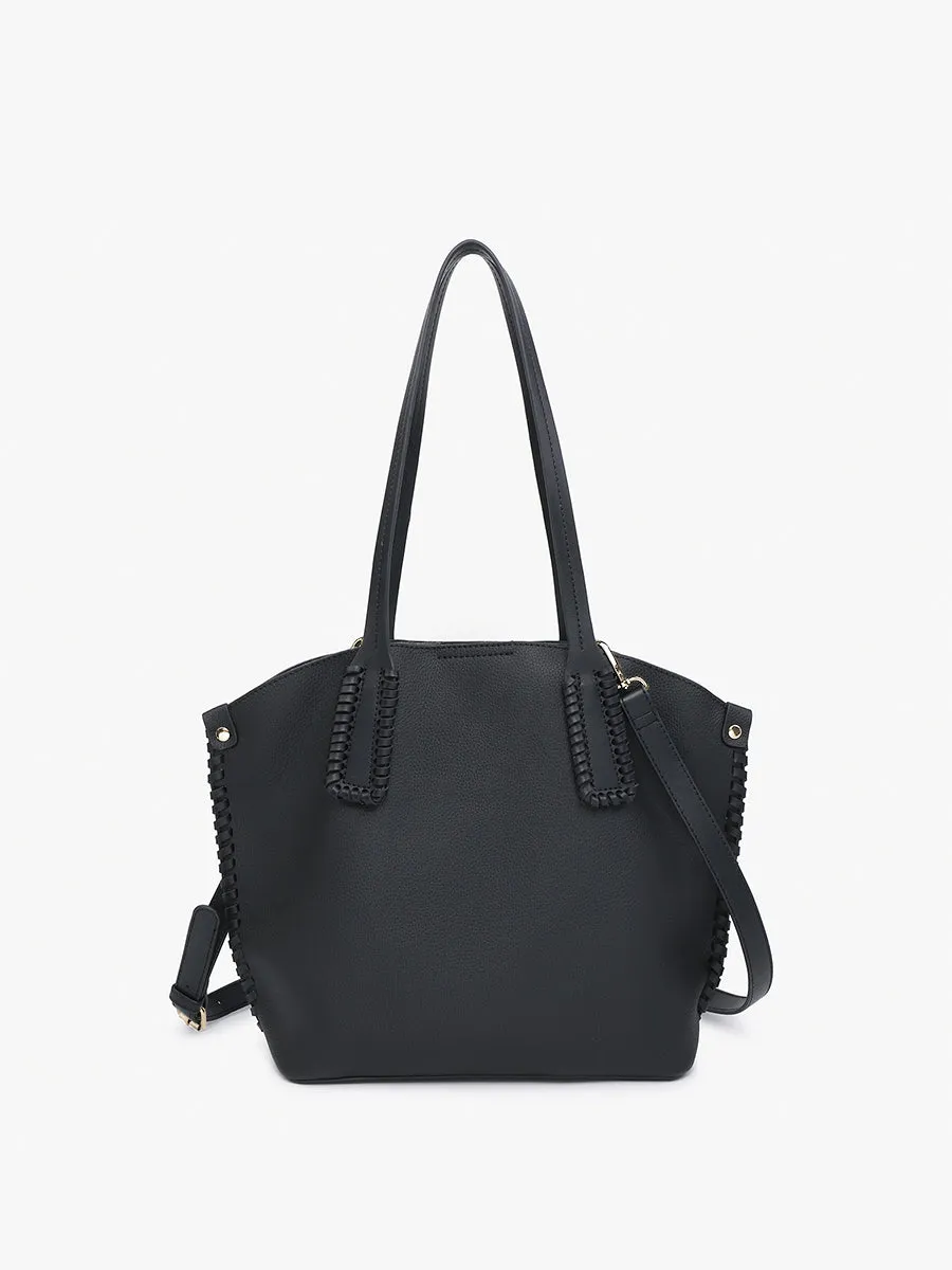 Micah Vegan Whipstitch Tote