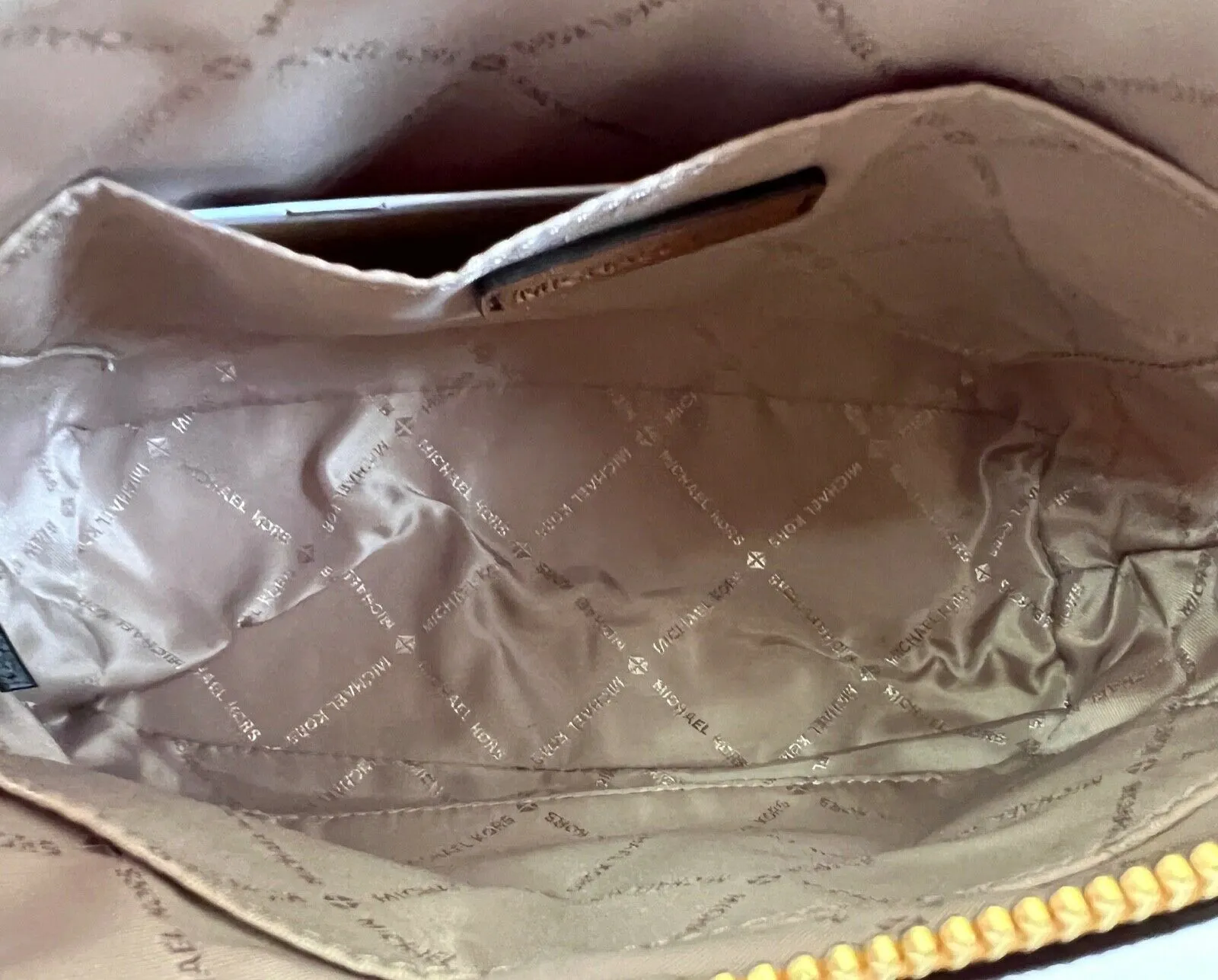 Michael Kors Women's Jet Set Travel MK Signature Dome Crossbody Bag