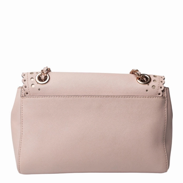 Michael Kors Hannah Perforated Leather Shoulder Bag