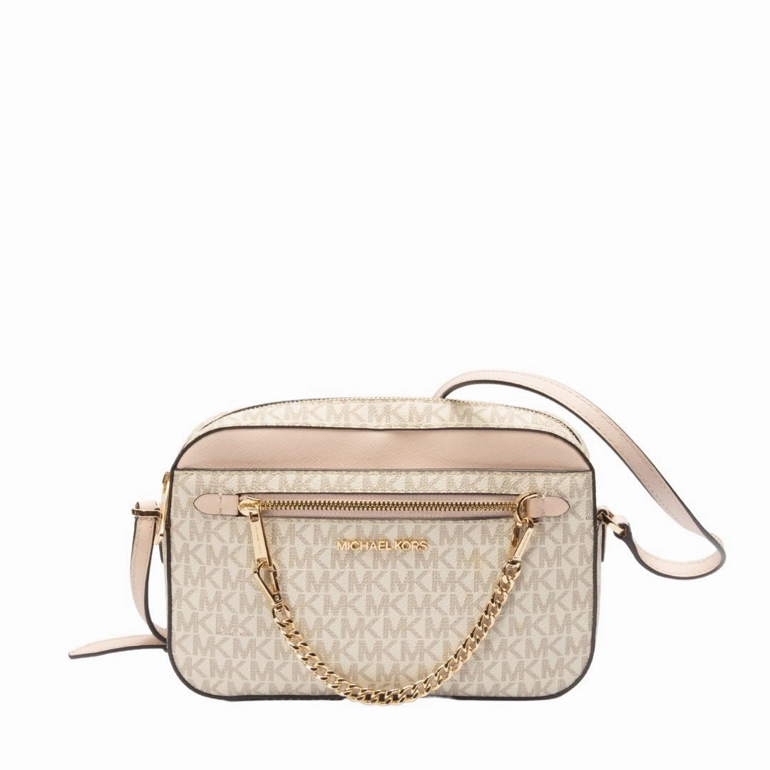 Michael Kors Jet Set Large Logo Crossbody Bag