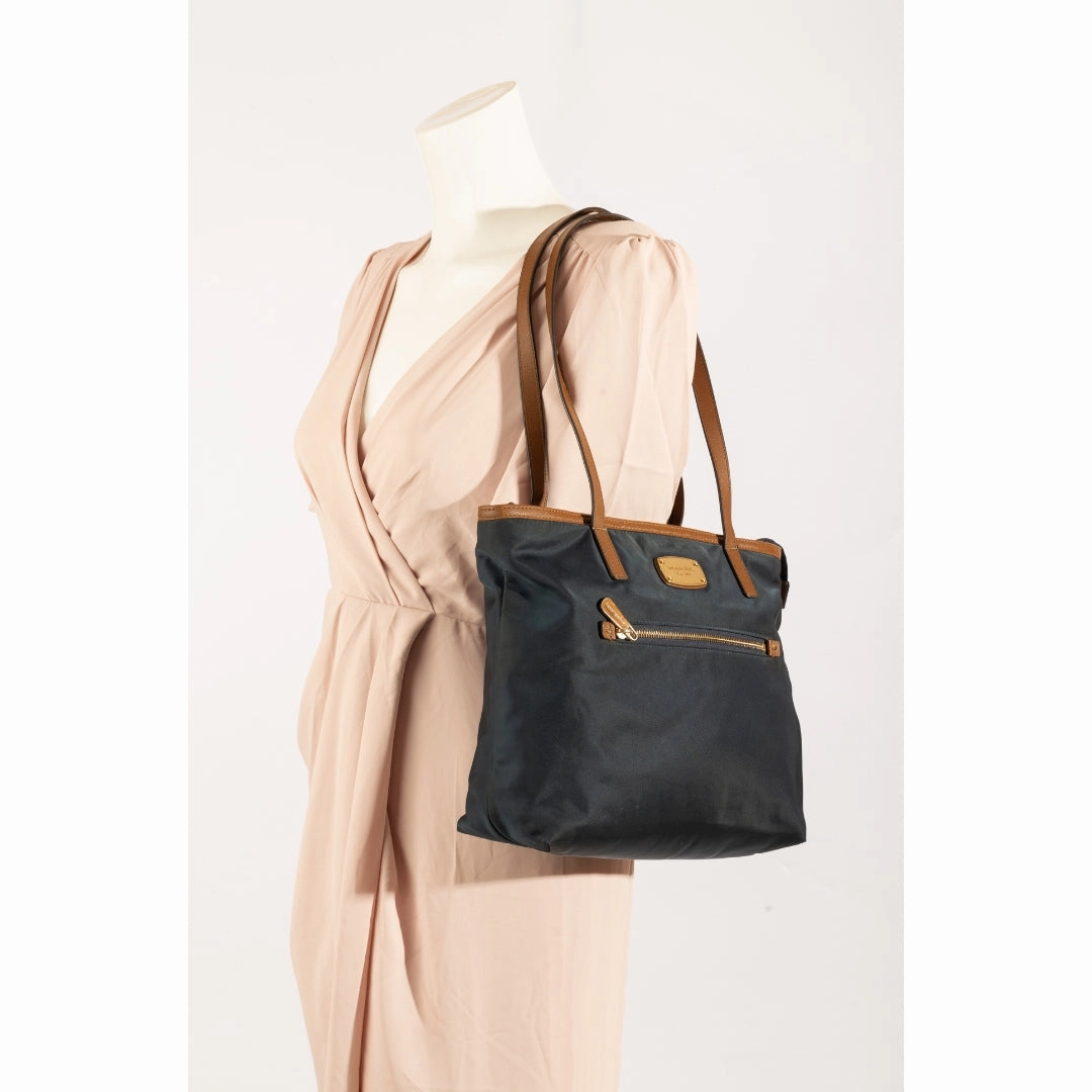 Michael Kors Kempton Navy Nylon Shoulder Bag