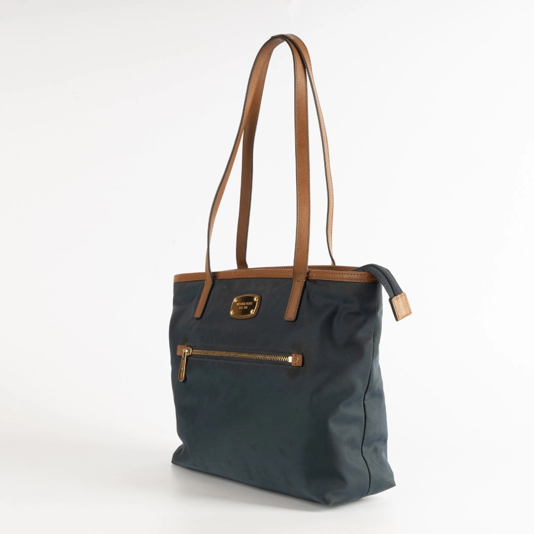 Michael Kors Kempton Navy Nylon Shoulder Bag
