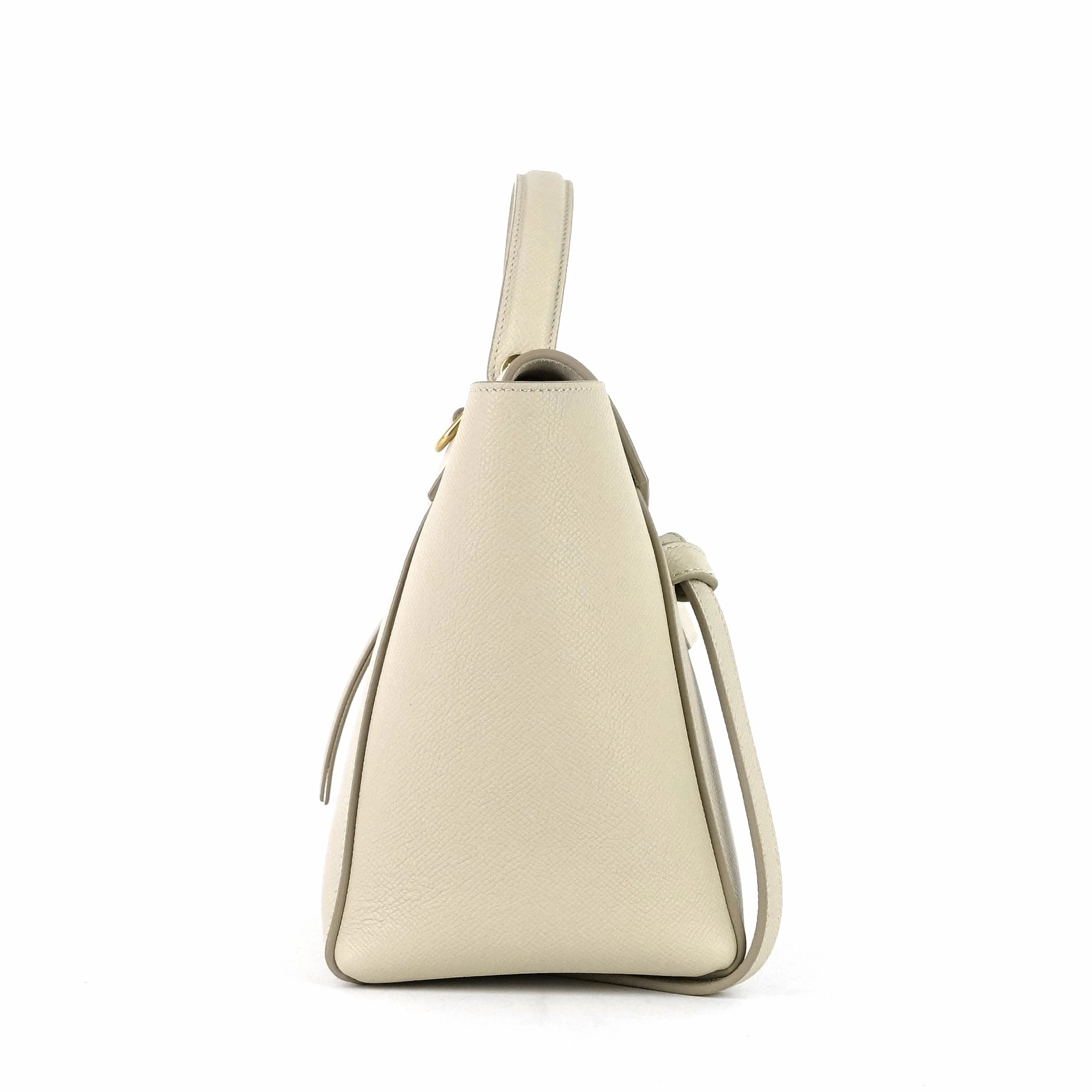 Micro Belt Grained Calf Leather Bag