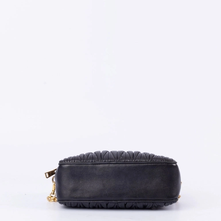 Miu Miu Matelasse Double Zip Pochette