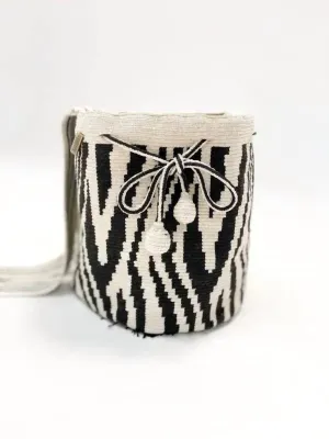 Mochilla Bag In Black Zebra