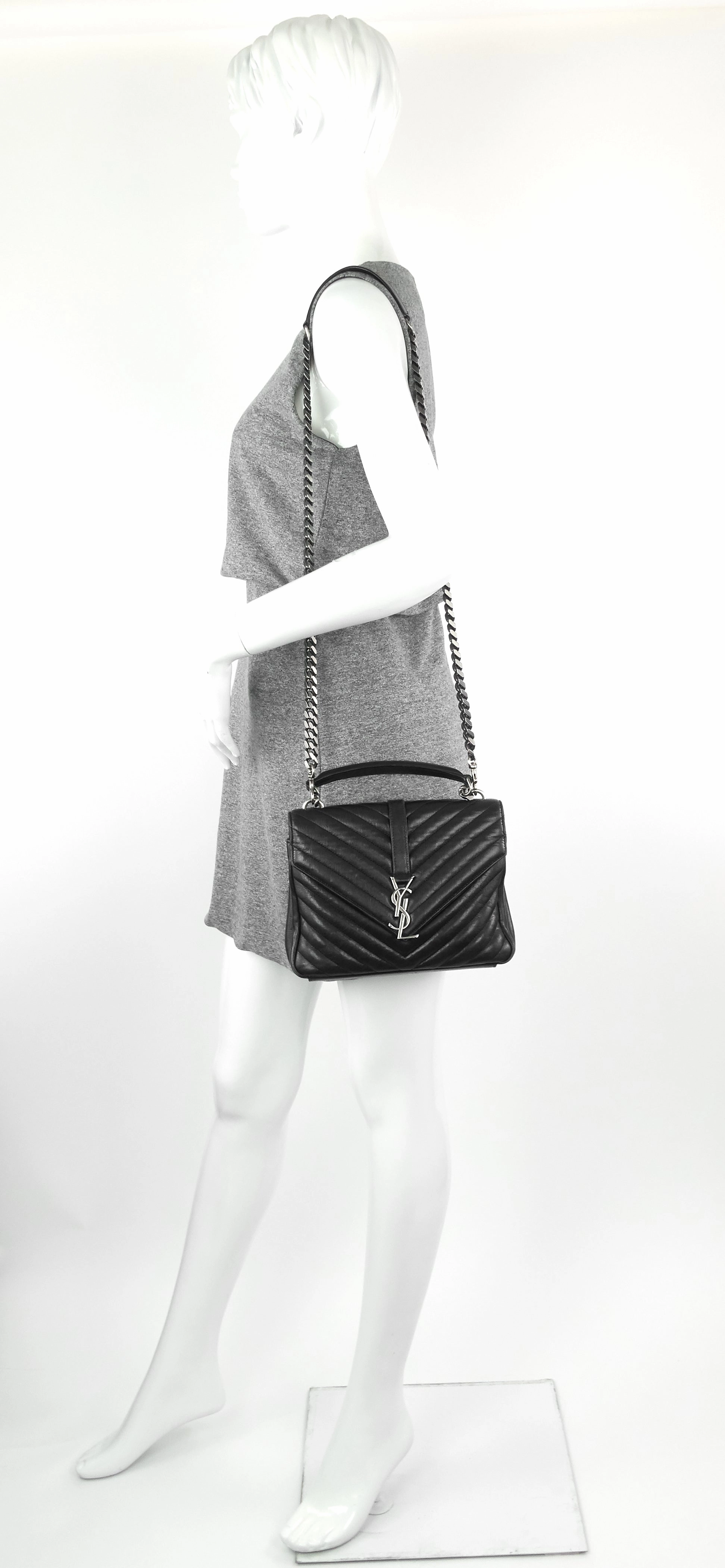 Monogram Collge Medium Matelass Calfskin Bag