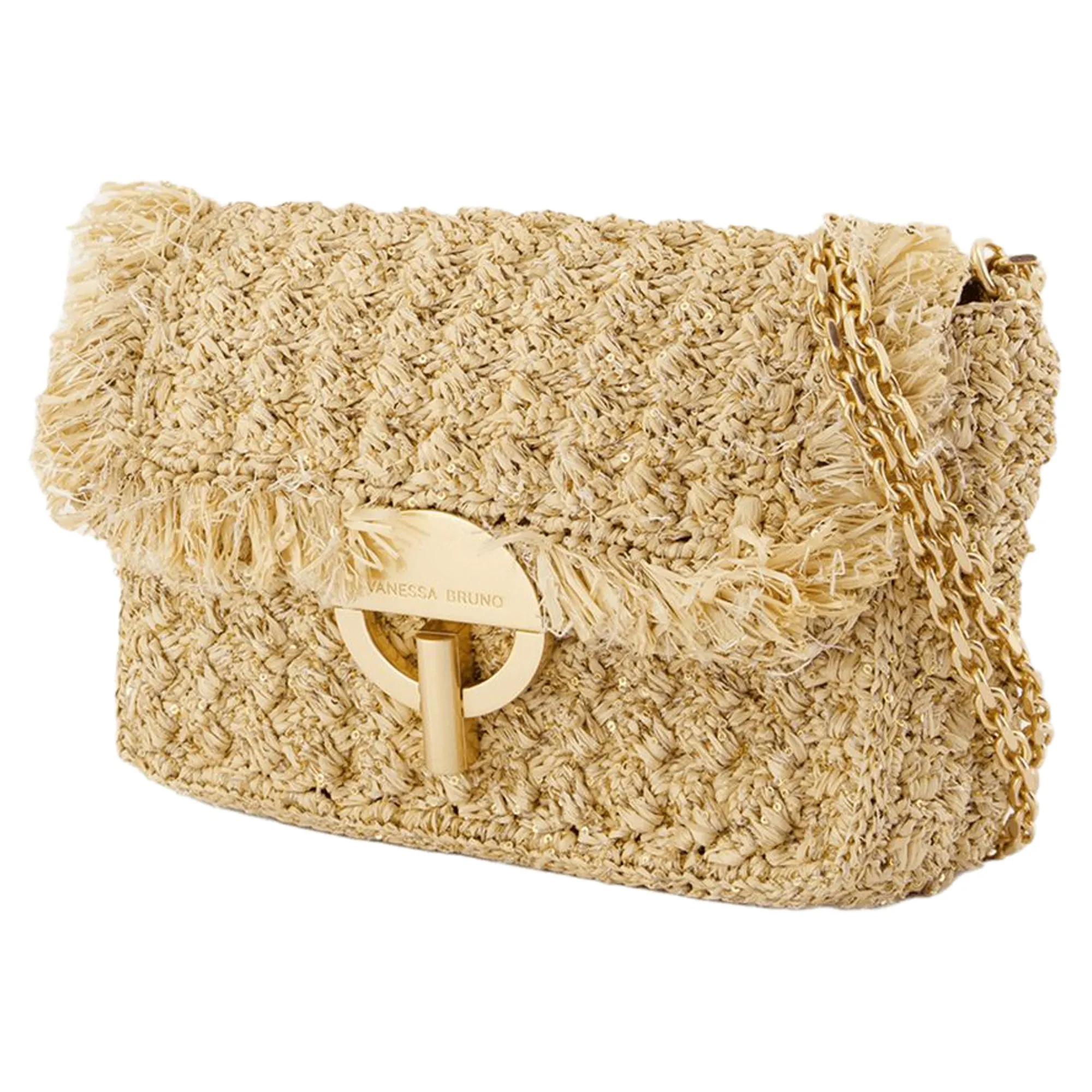 Moon Moyen Crossbody - Vanessa Bruno - Cotton - Neutral