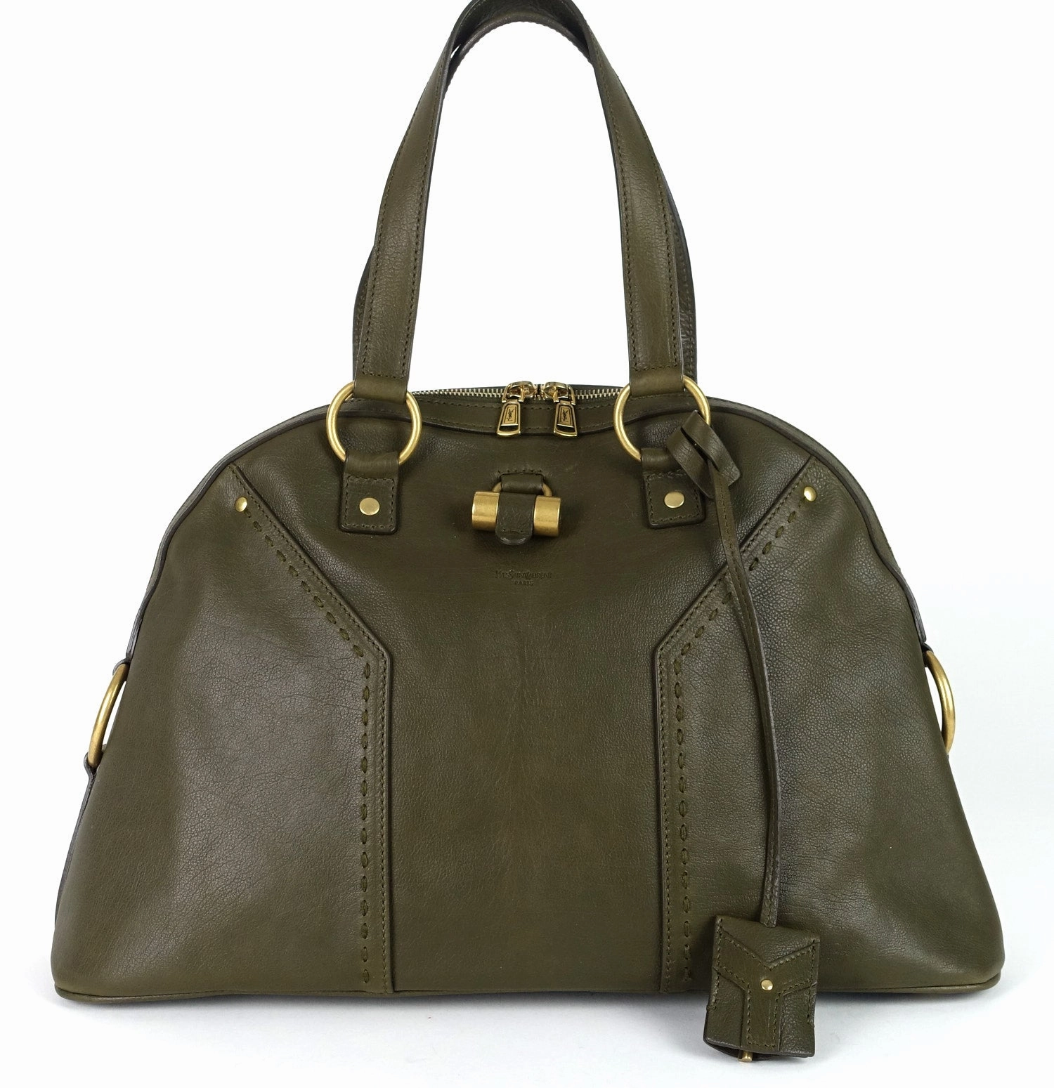 Muse Grained Leather Large Handbag