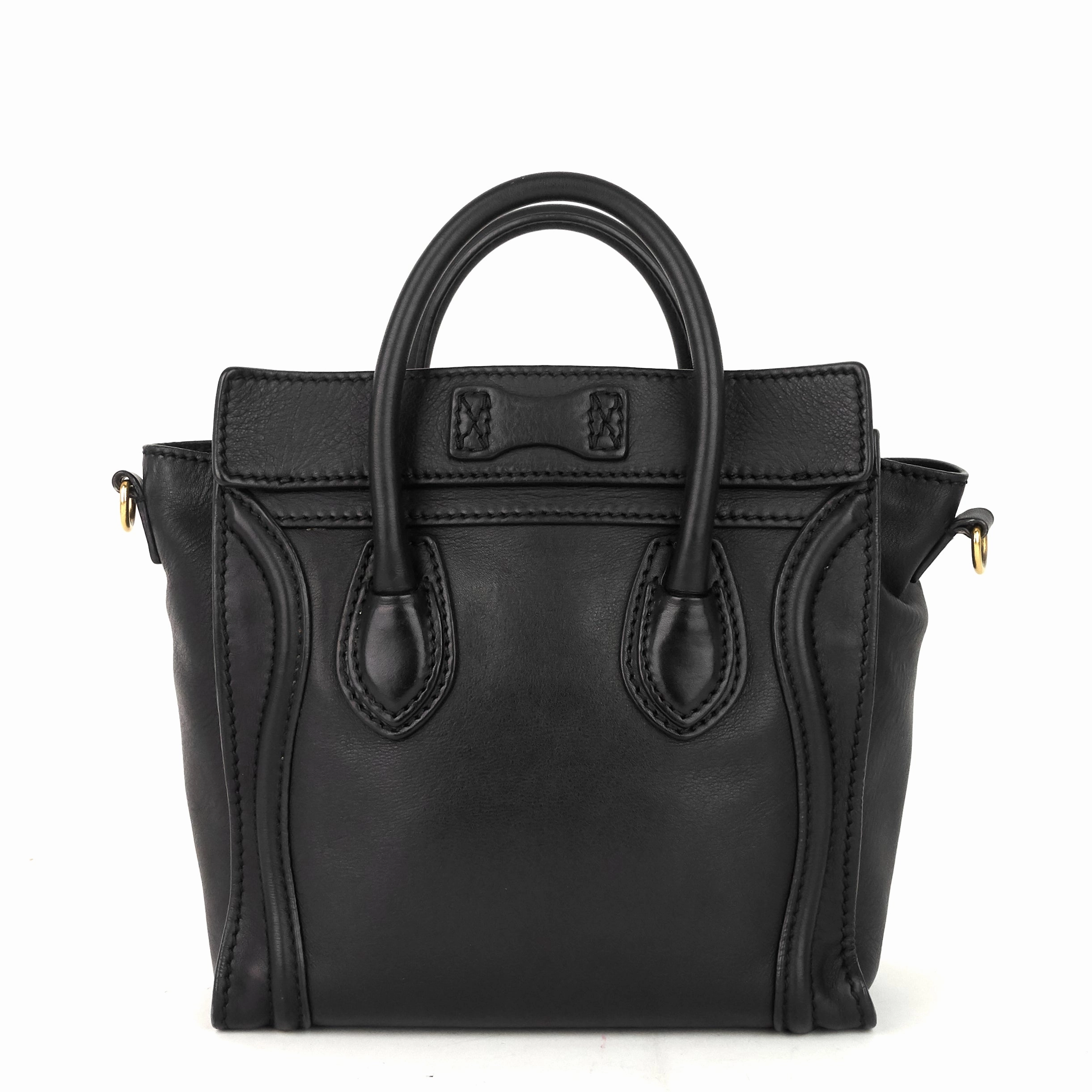 Nano Luggage Calf Leather Bag