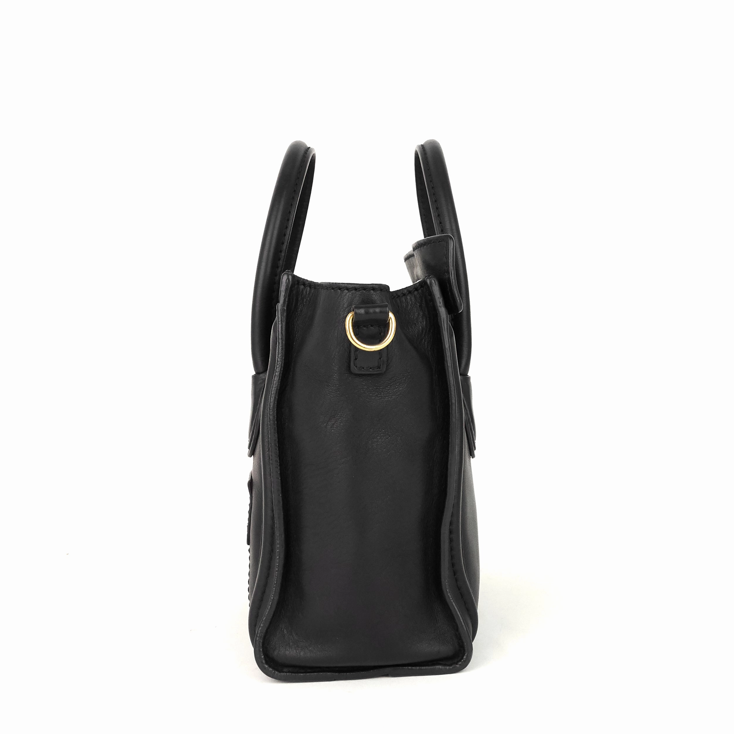 Nano Luggage Calf Leather Bag