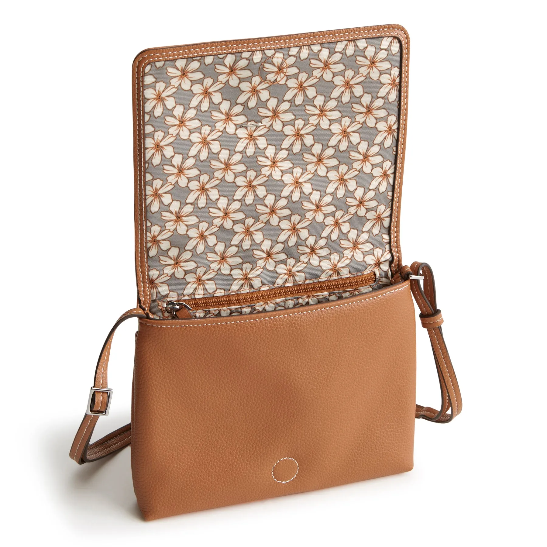 Outlet Faux Leather Small Flap Hipster
