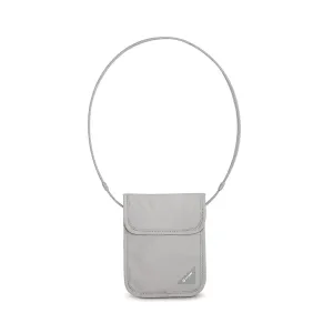 PACSAFE Coversafe X75 RFID Block Neck Pouch-Grey