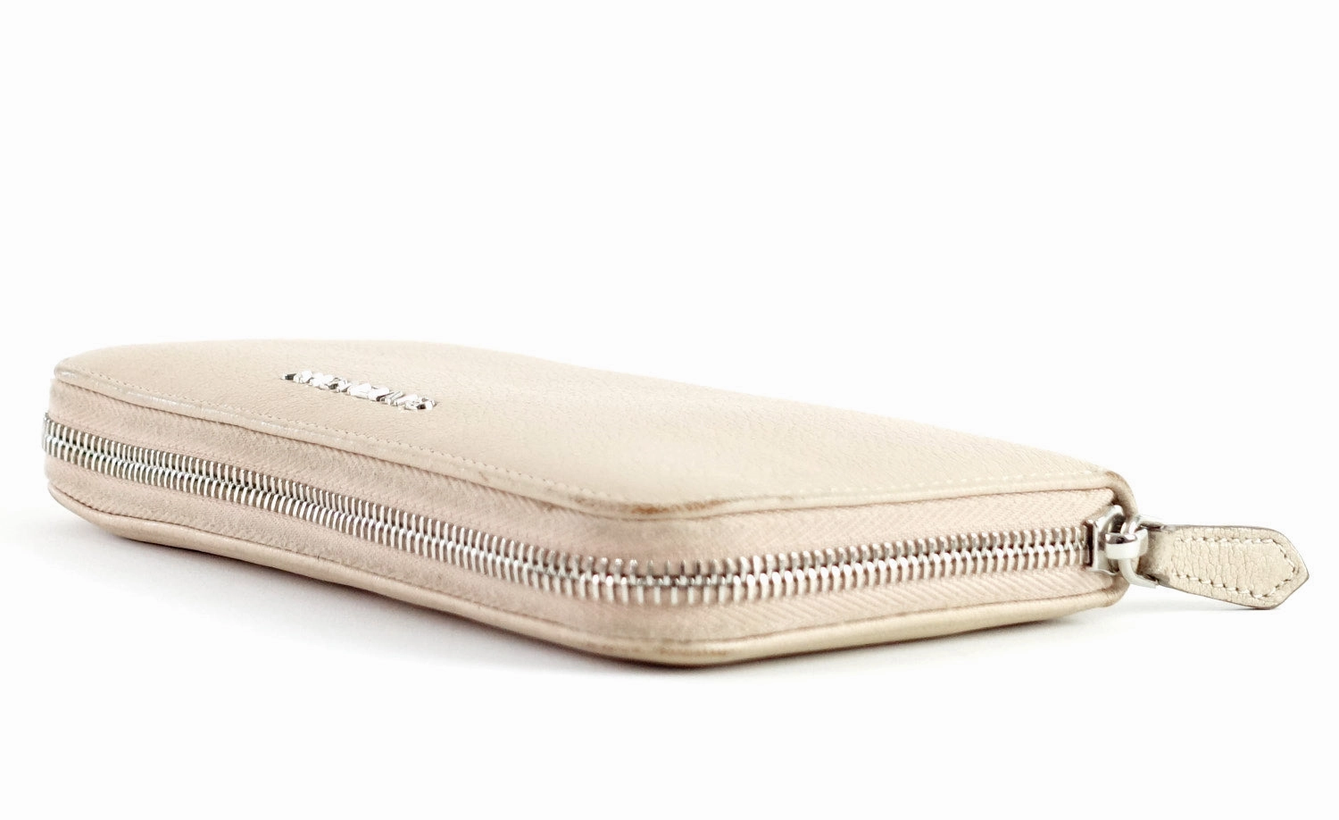 Pandora Zip Around Grained Leather Wallet