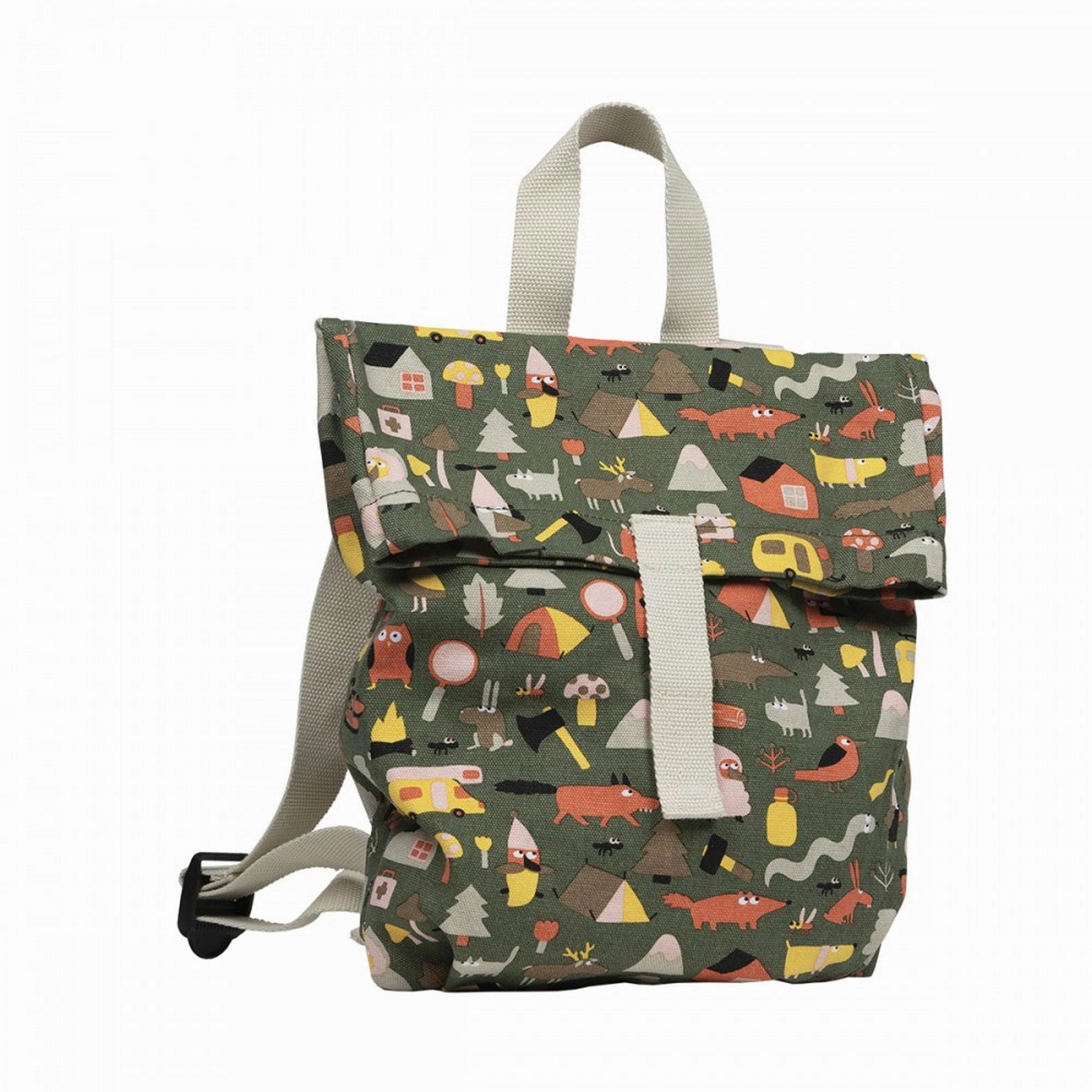 Petit Jour Paris Backpack Mini Messenger Green Laventure