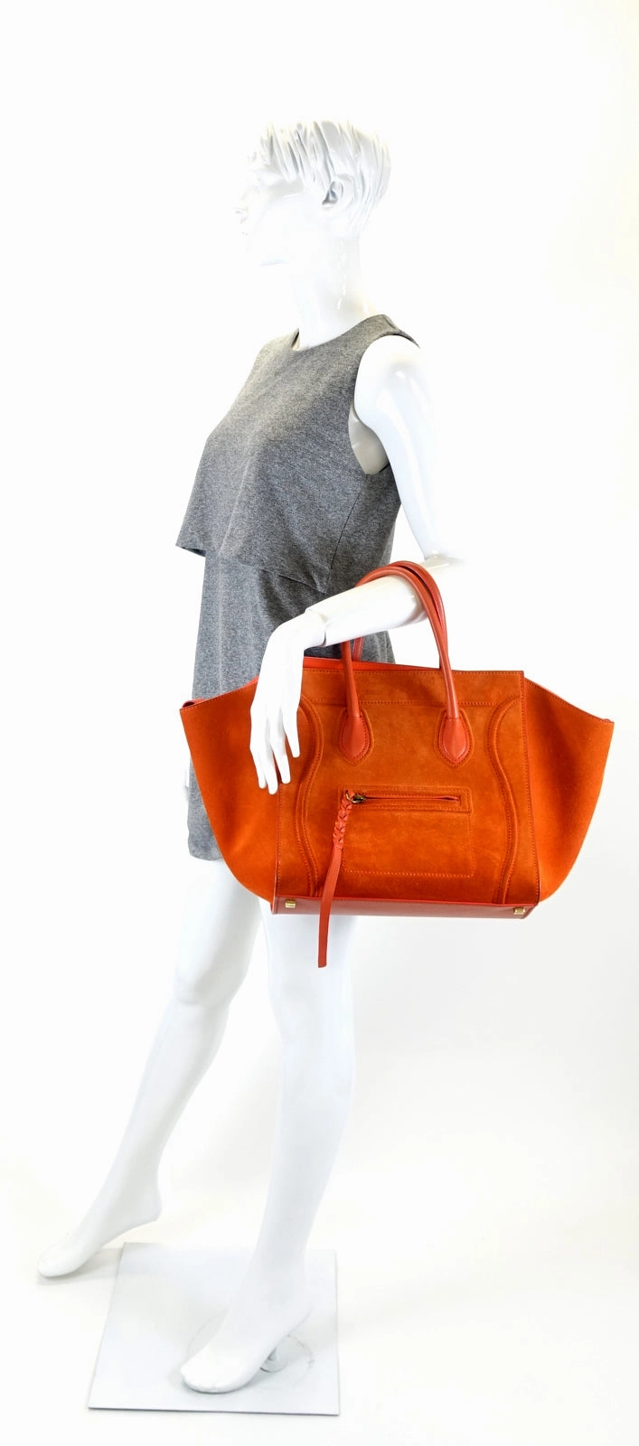 Phantom Medium Suede Bag
