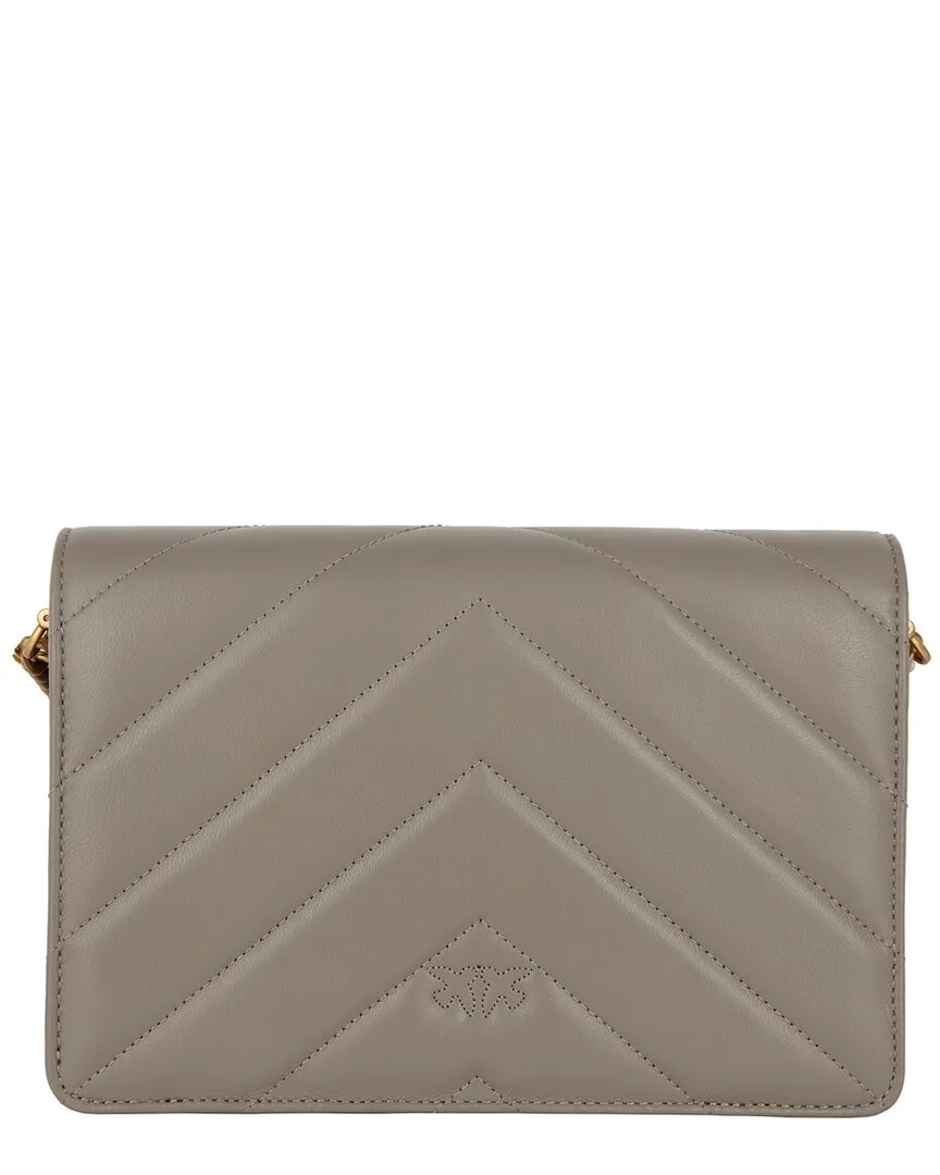 PINKO Love Click Leather Crossbody