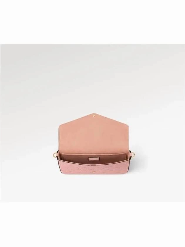 Pochette Felicie Monogram Shoulder Bag Rose