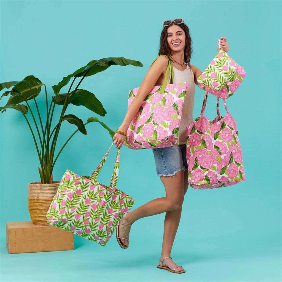 Poppy Papaver Bucket Bag