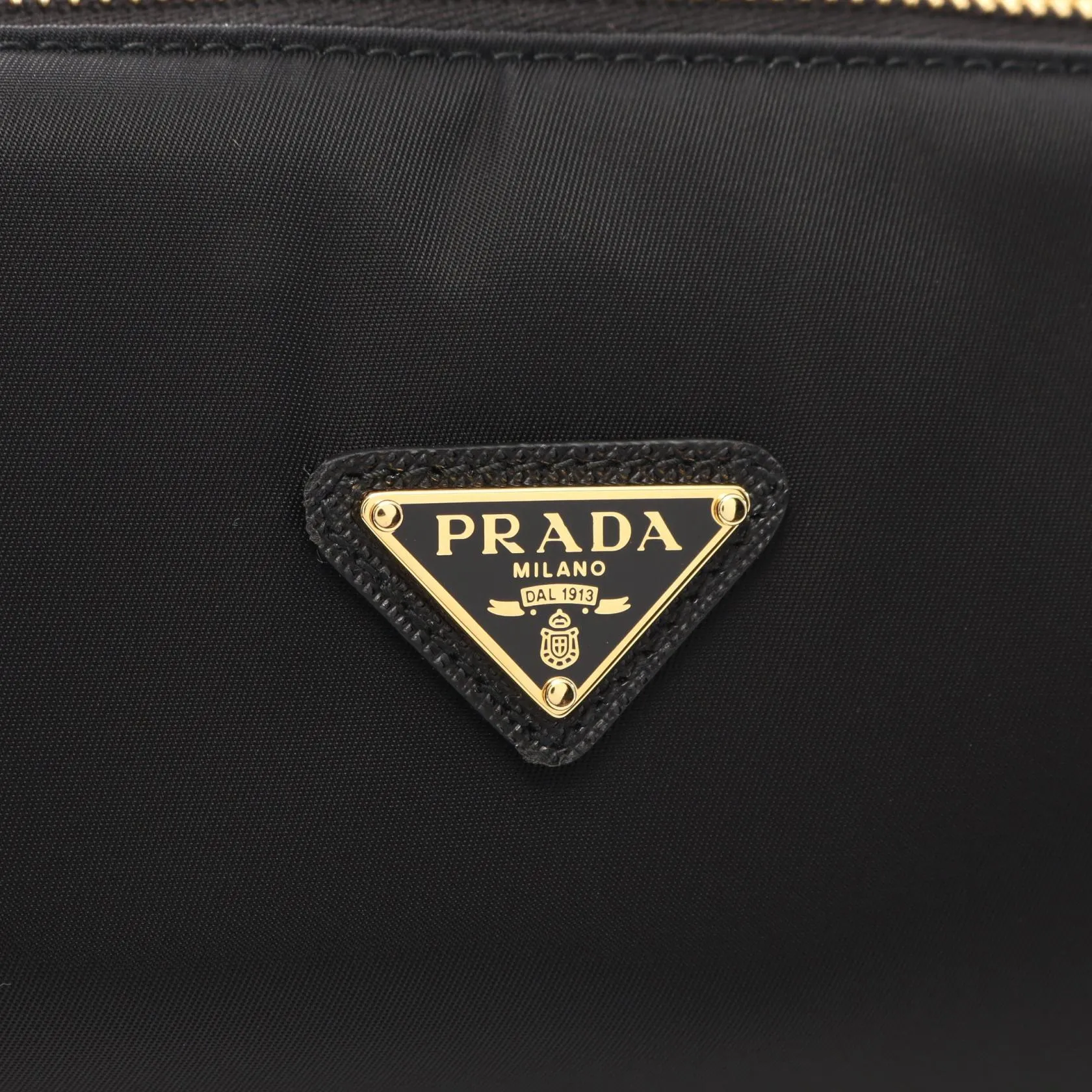 Prada Re-Nylon Pouch Saffiano Leather Crossbody