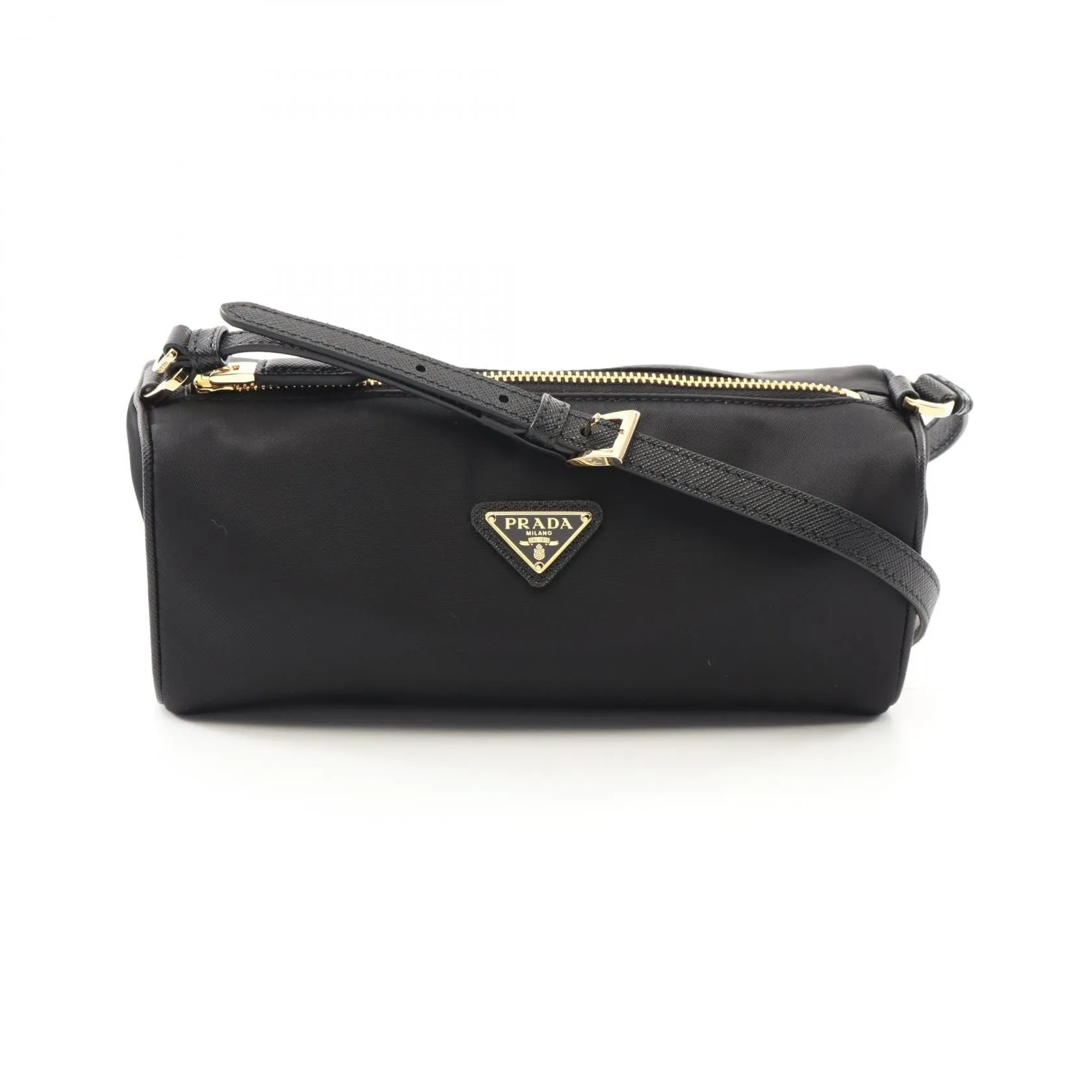 Prada Re-Nylon Pouch Saffiano Leather Crossbody