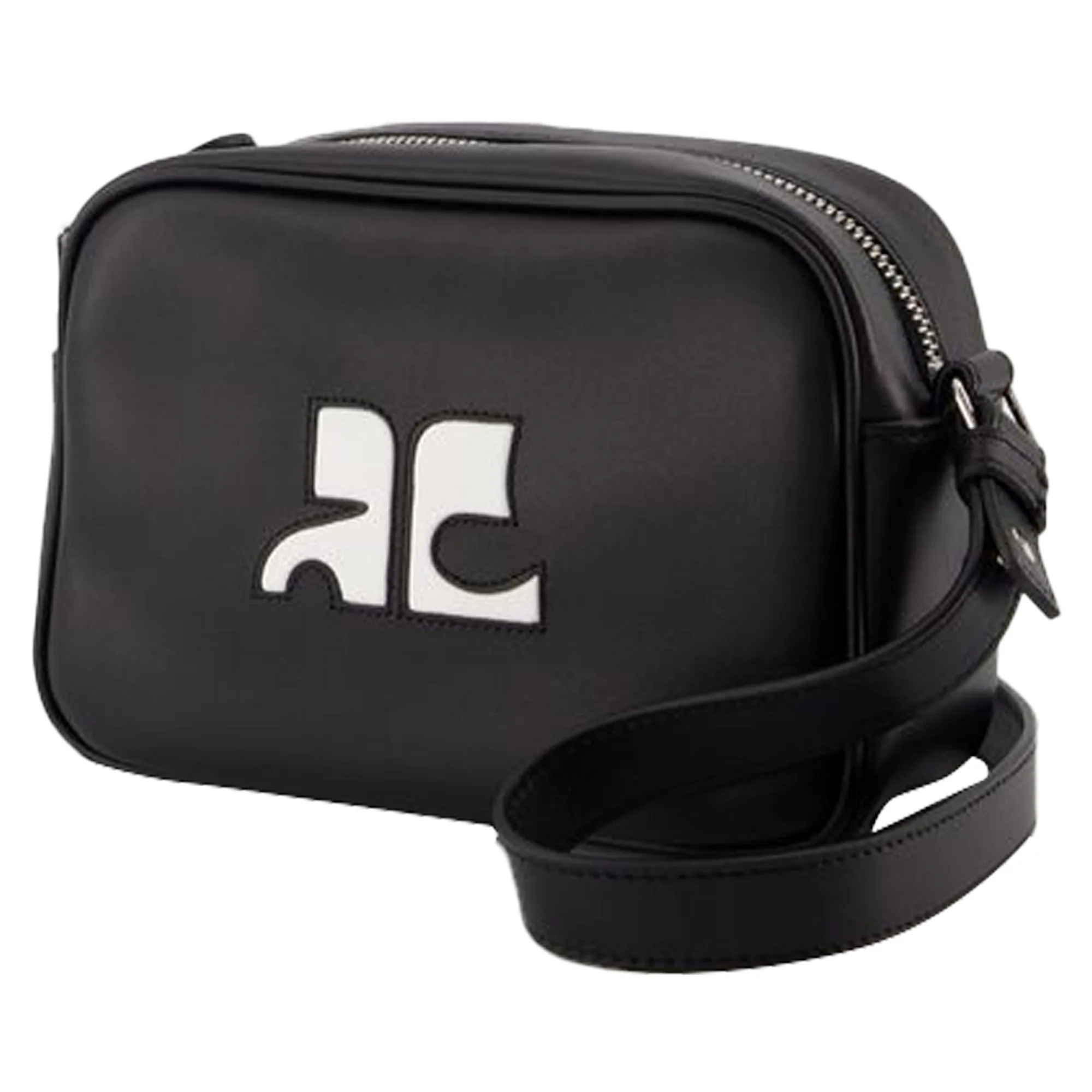 Reedition Camera Crossbody - Courreges - Leather - Black