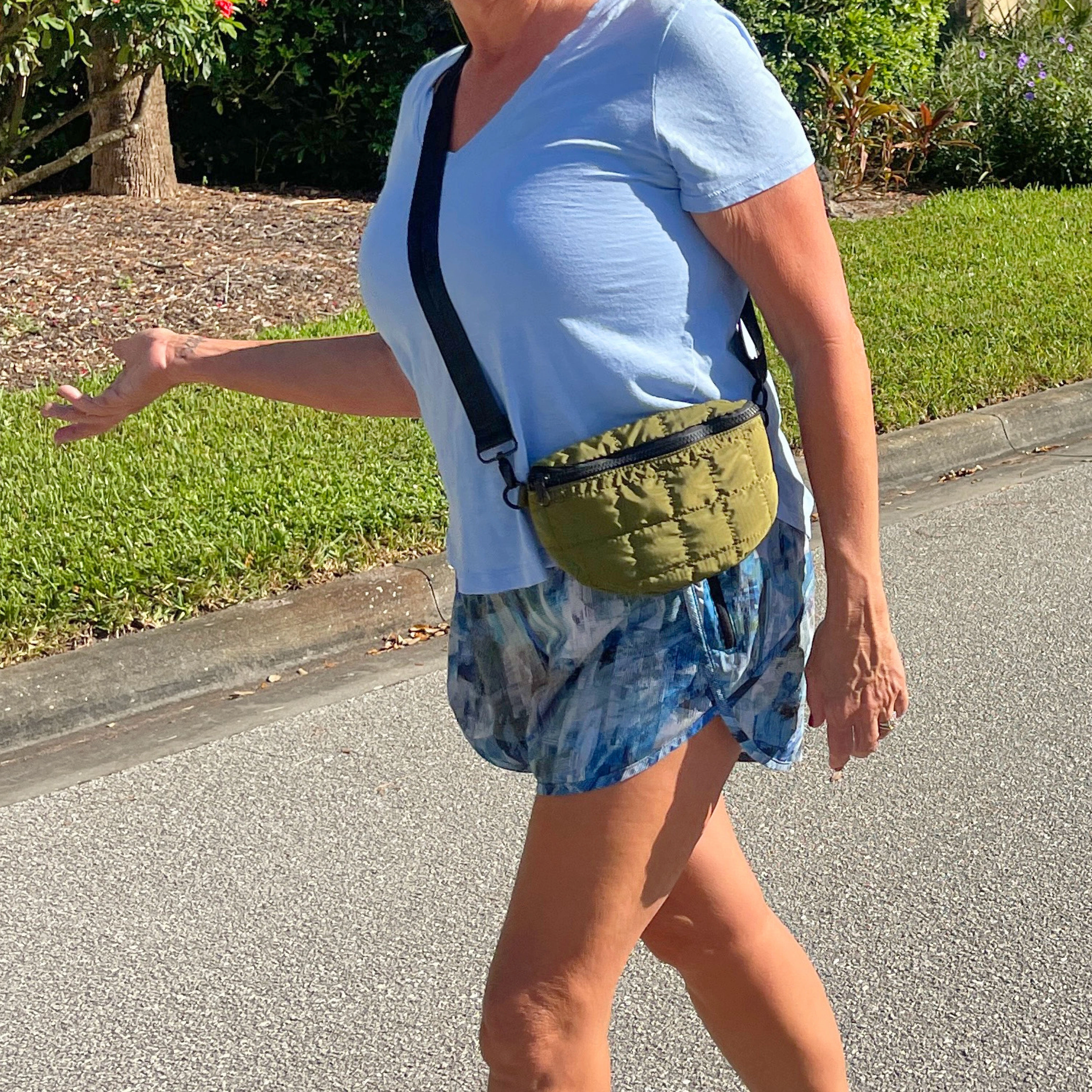 Reversible Nylon Crossbody/Chest Bag