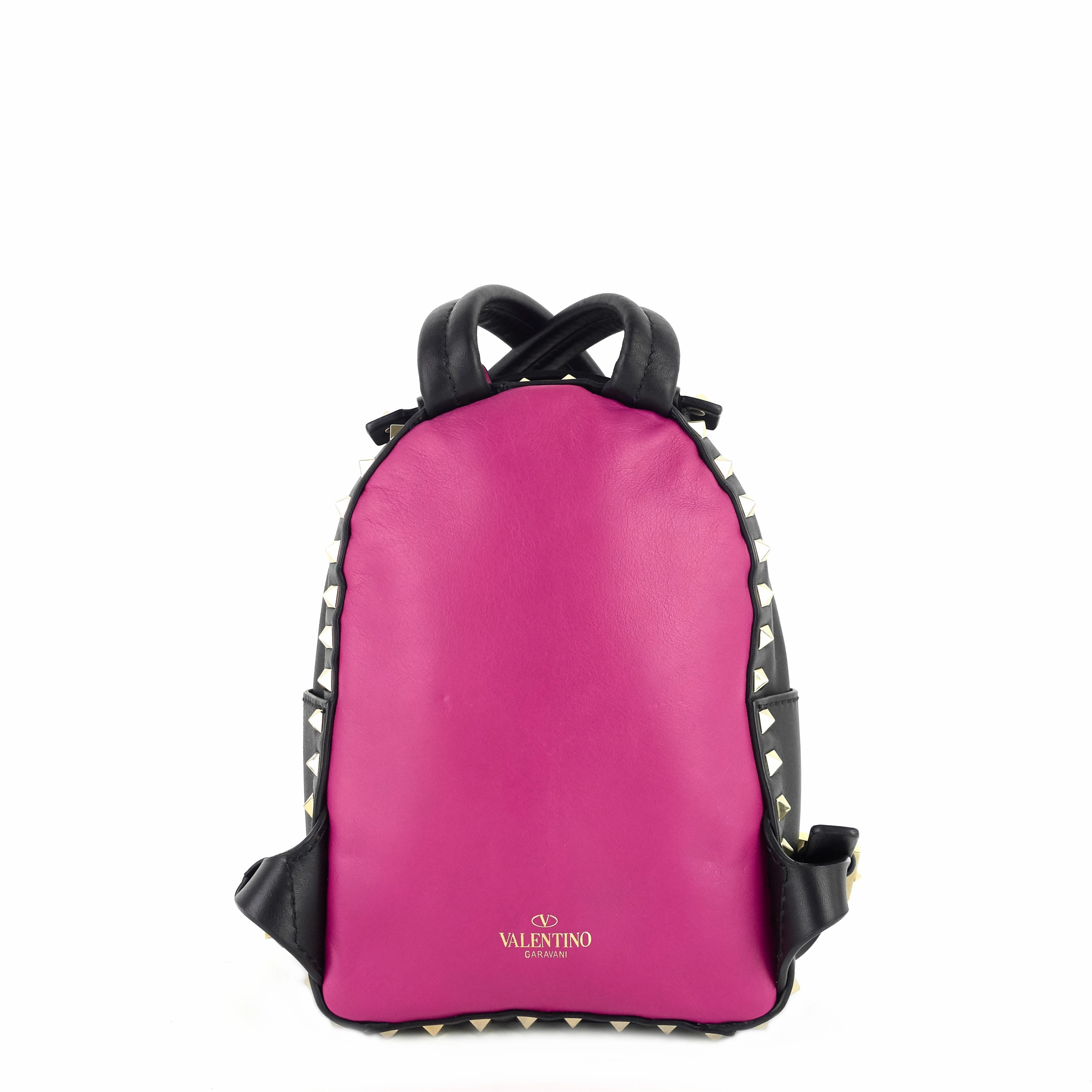 Rockstud Mini Calfskin Leather Backpack Bag