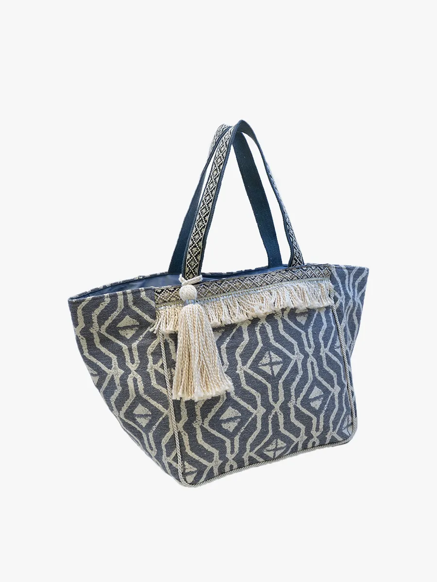 Rue Printed Cotton Tote