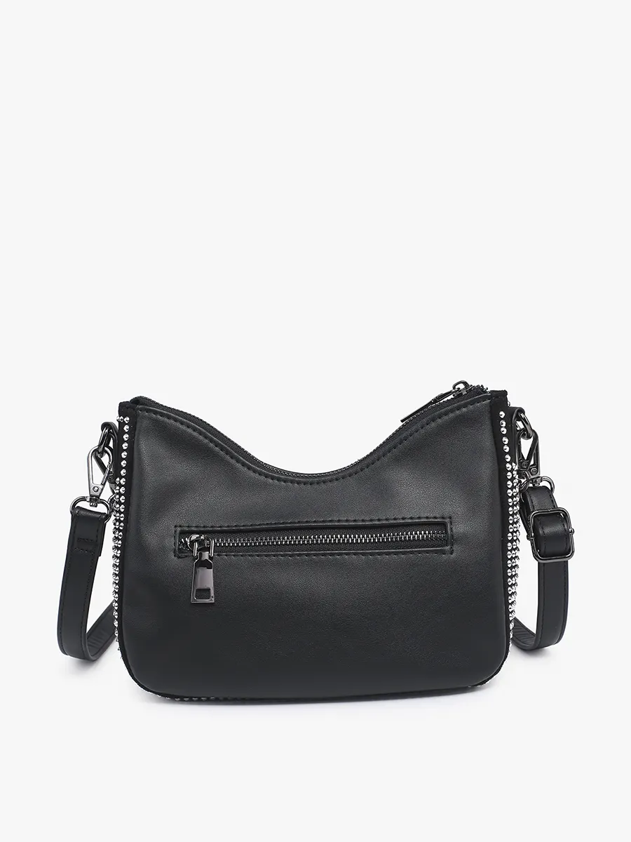 Sabine Vegan Grommet Shoulder Bag
