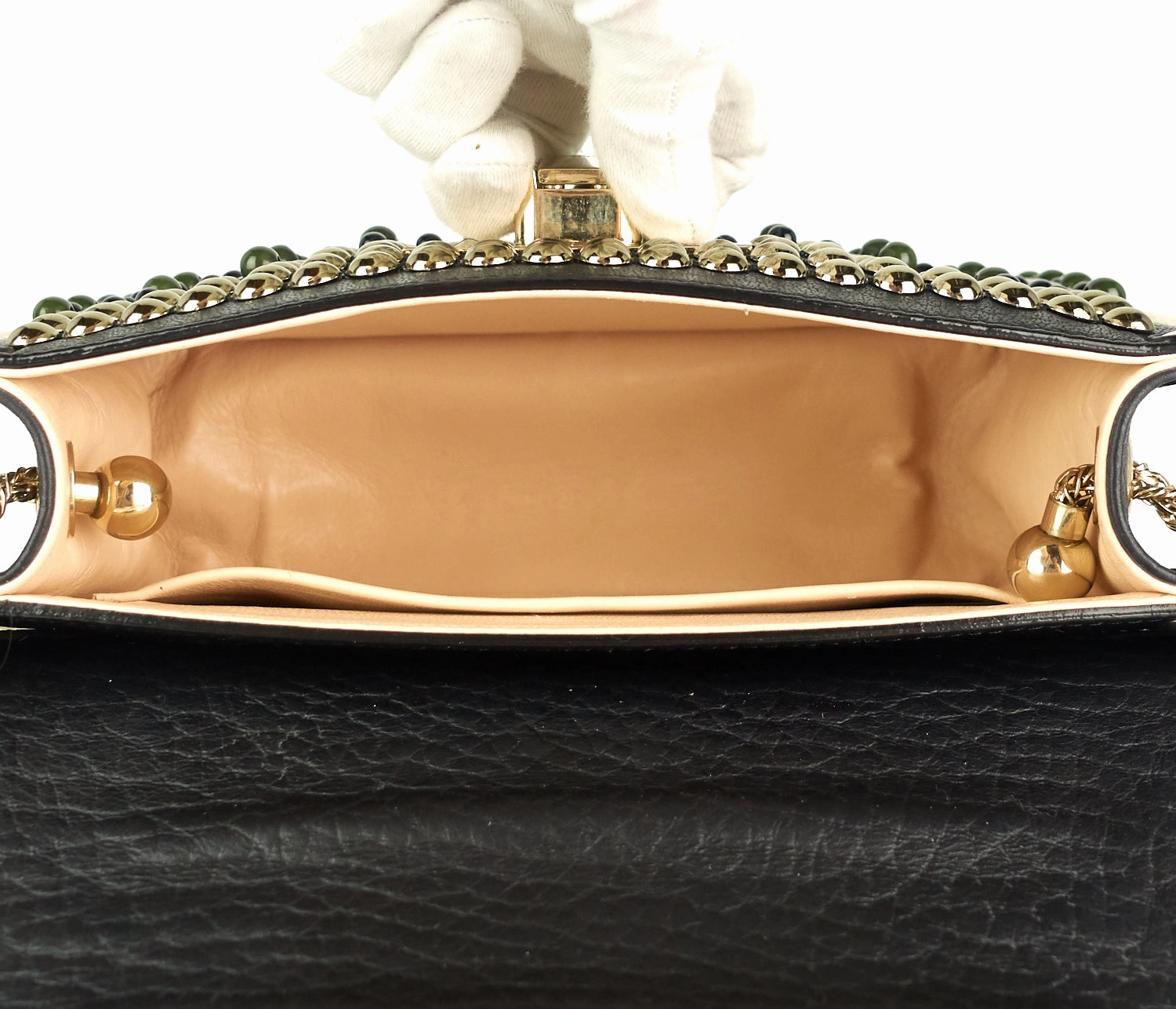 Sally Small Beaded Calf Leather Bag