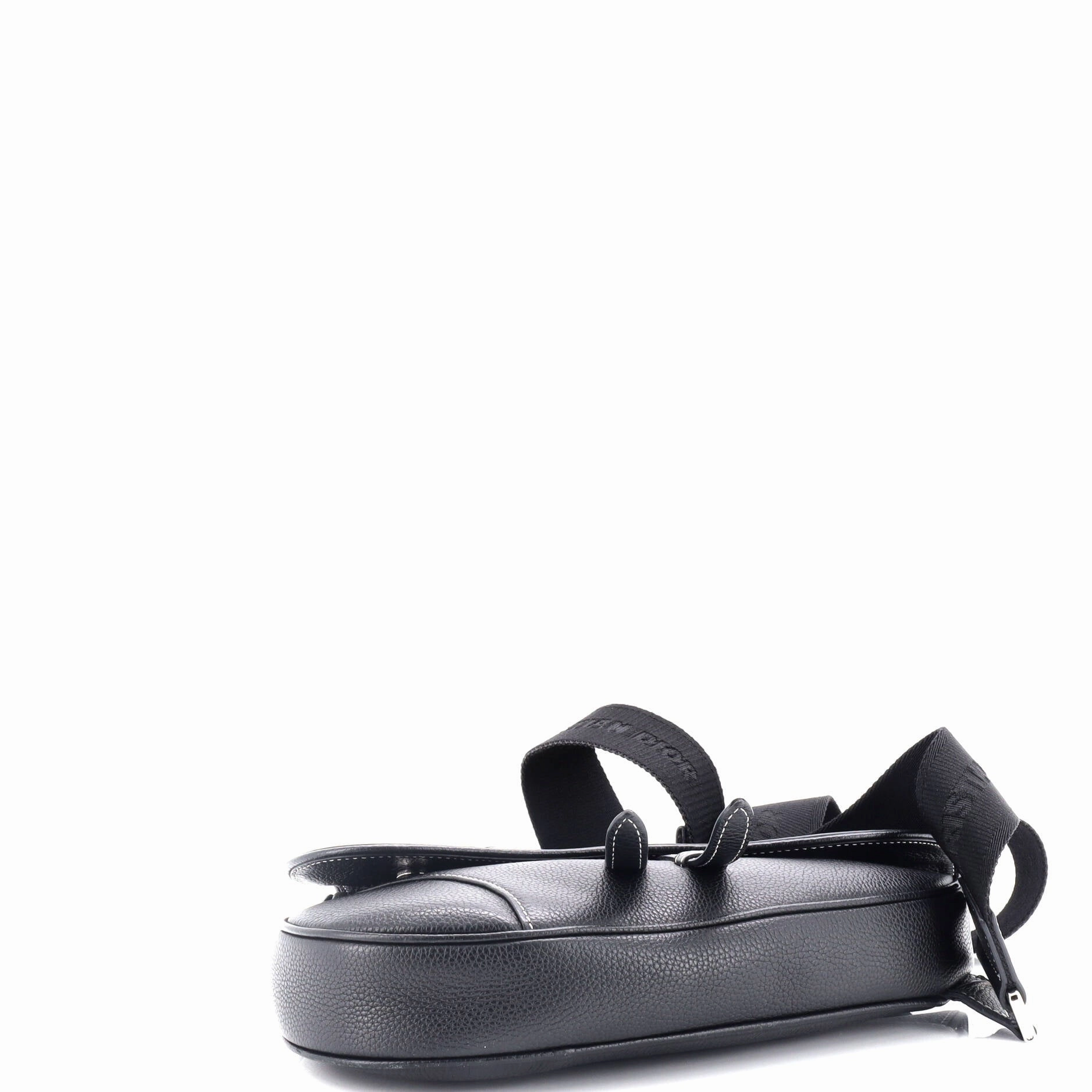 Shawn Stussy Saddle Crossbody Bag Leather with Applique