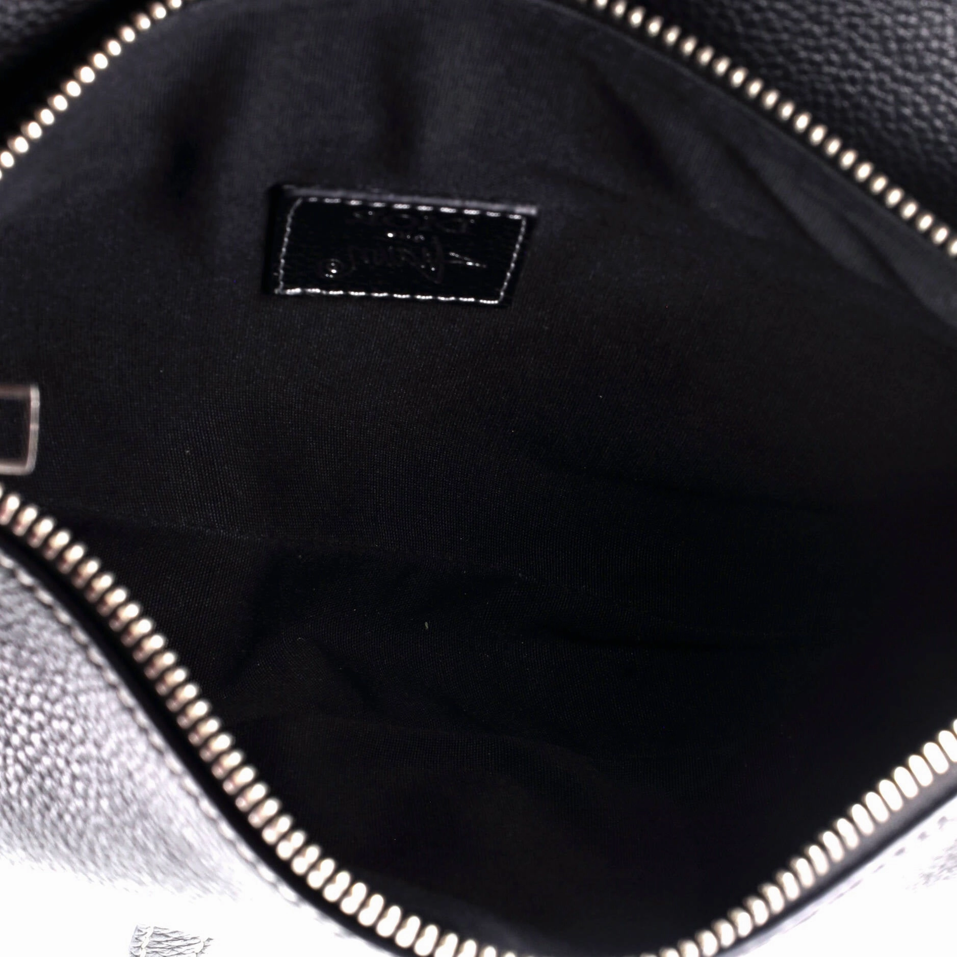 Shawn Stussy Saddle Crossbody Bag Leather with Applique