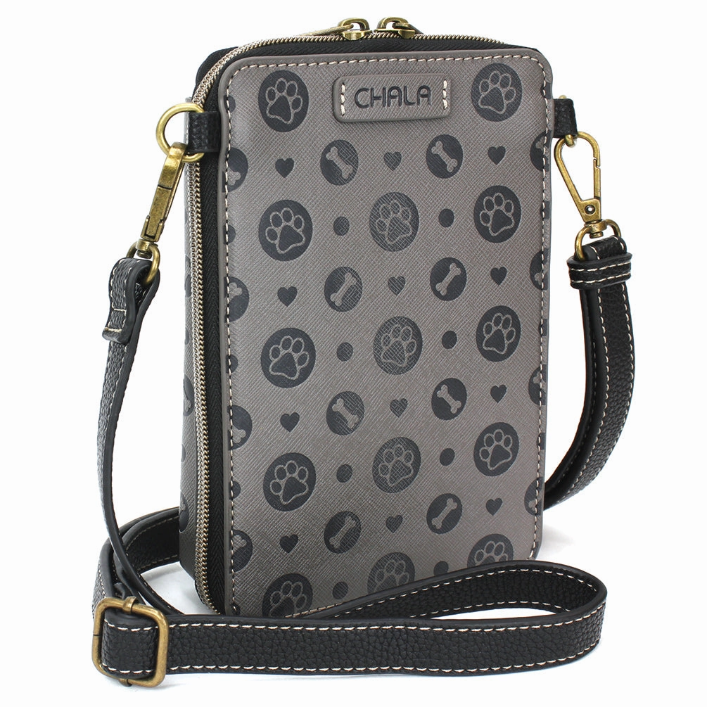 Snap Crossbody - Paw Print