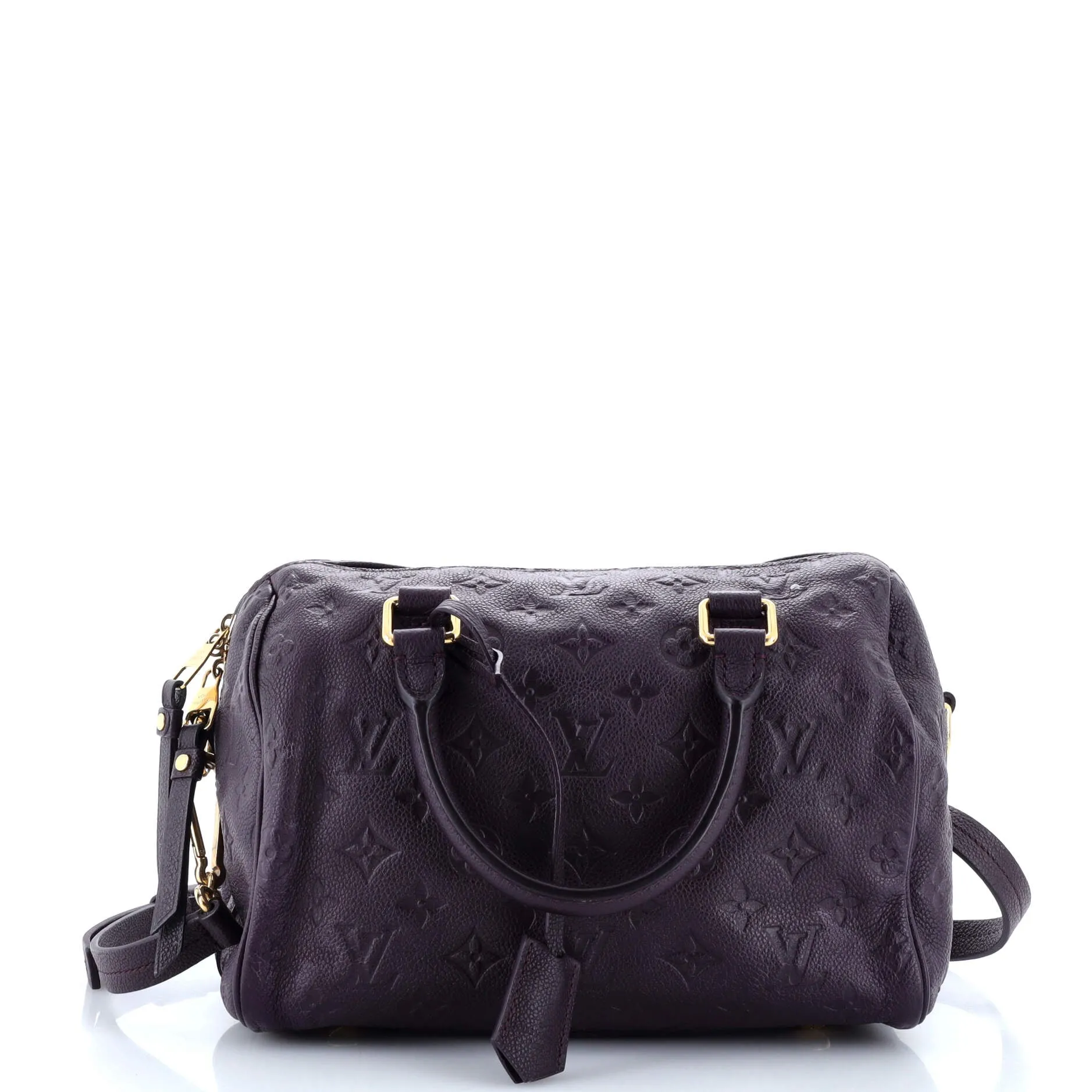 Speedy Bandouliere Bag Monogram Empreinte Leather 25