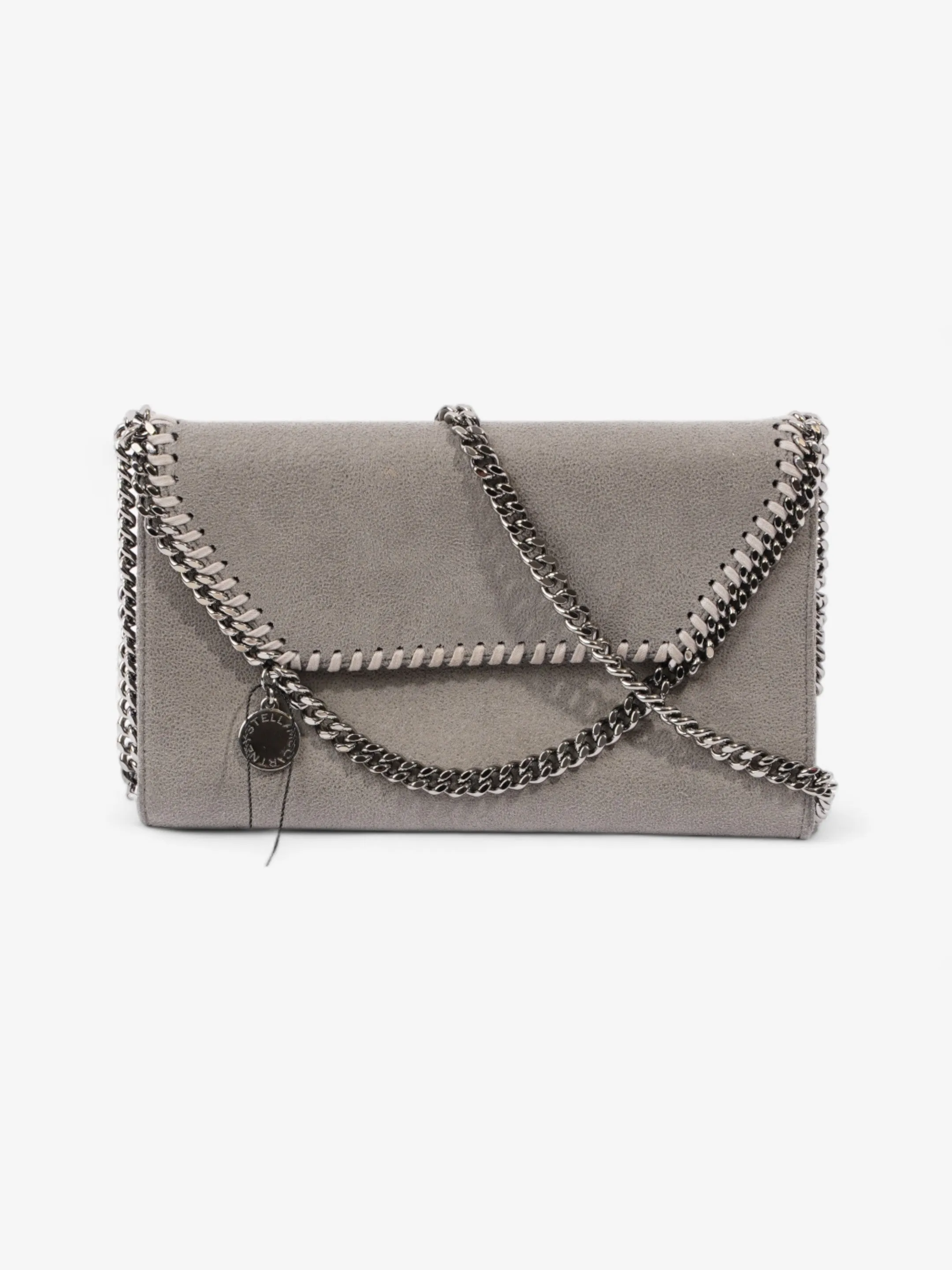 Stella McCartney Falabella Shoulder Bag Grey Fabric Mini