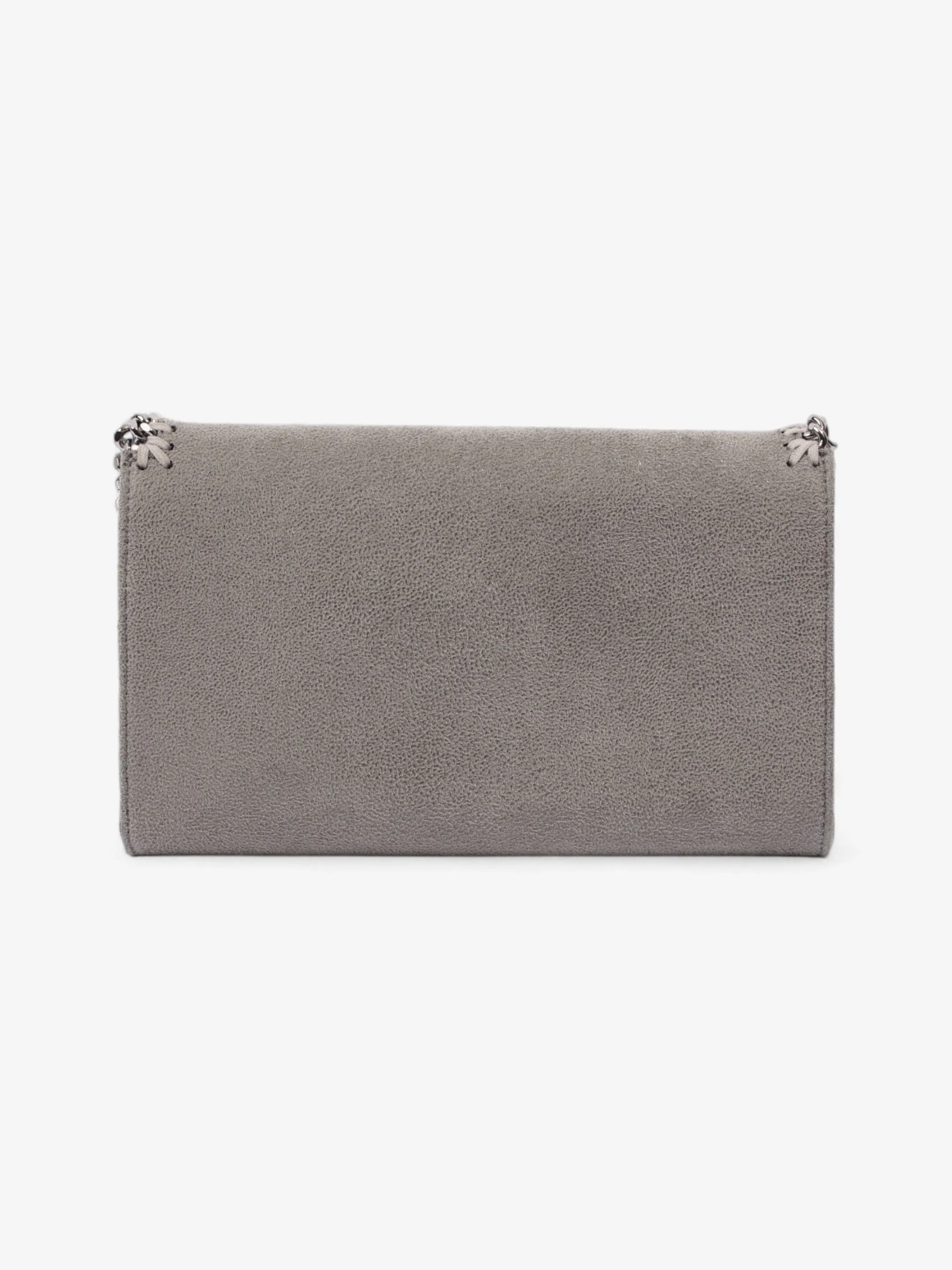 Stella McCartney Falabella Shoulder Bag Grey Fabric Mini