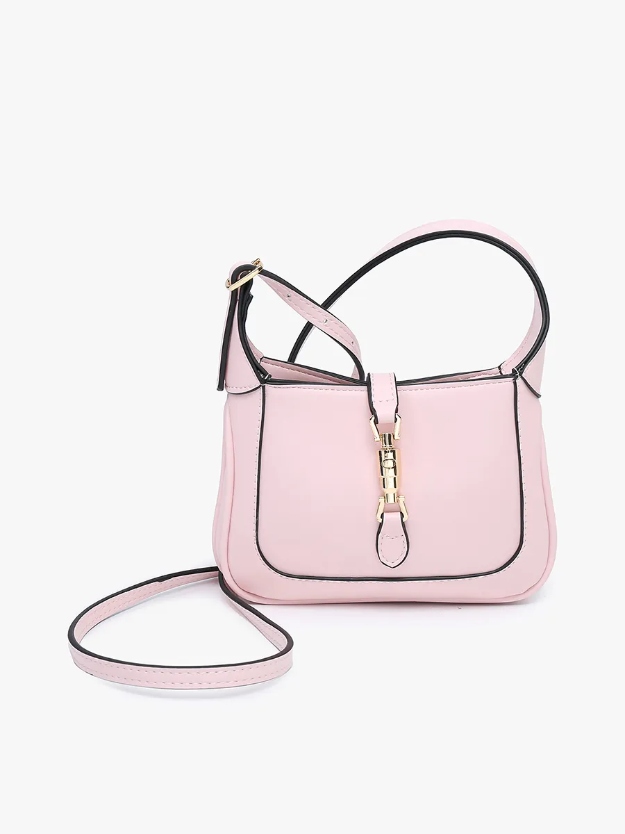 Stelliana Vegan Metal Lock Crossbody
