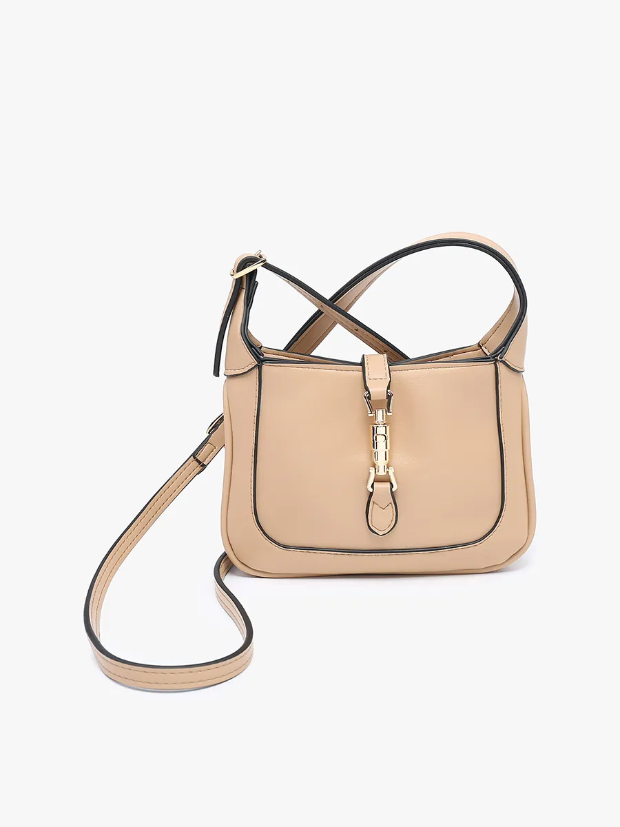 Stelliana Vegan Metal Lock Crossbody